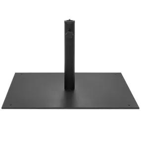 38.5lbs Patio Steel Umbrella Base Stand - Black