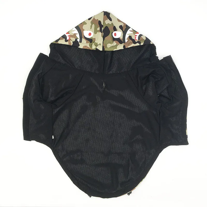 A Barking Pup Camo Raincoat