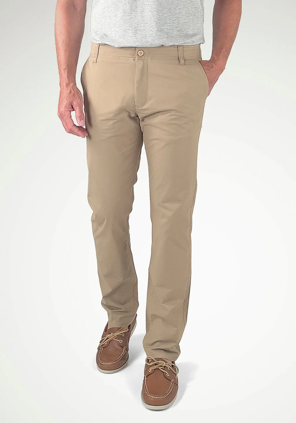 Airotec® Regular Fit Cotton/Nylon Chino Pants