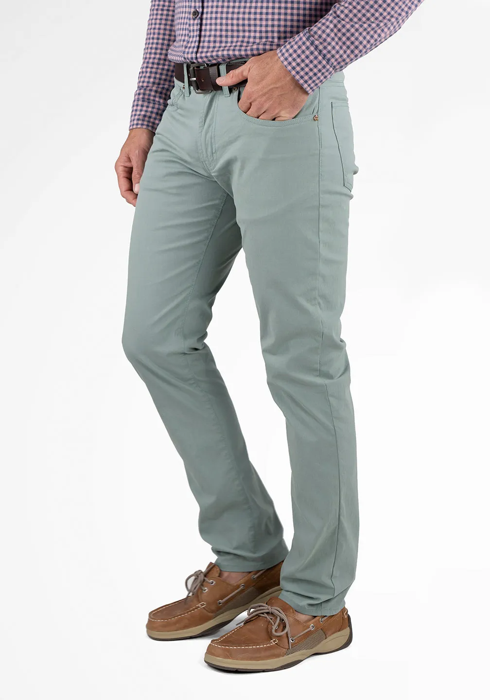 Airotec® Slim-Fit Cotton/Nylon Canvas 5 Pocket Pant