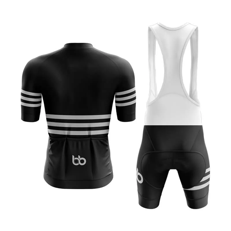 Bicycle Booth Stripes (Black) Aero Cycling Kit