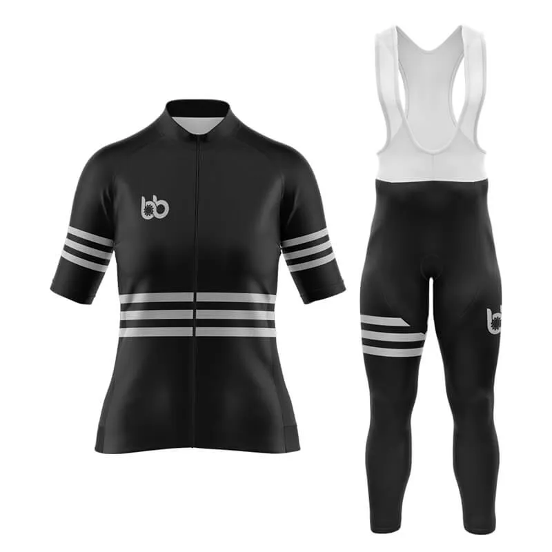 Bicycle Booth Stripes (Black) Aero Cycling Kit