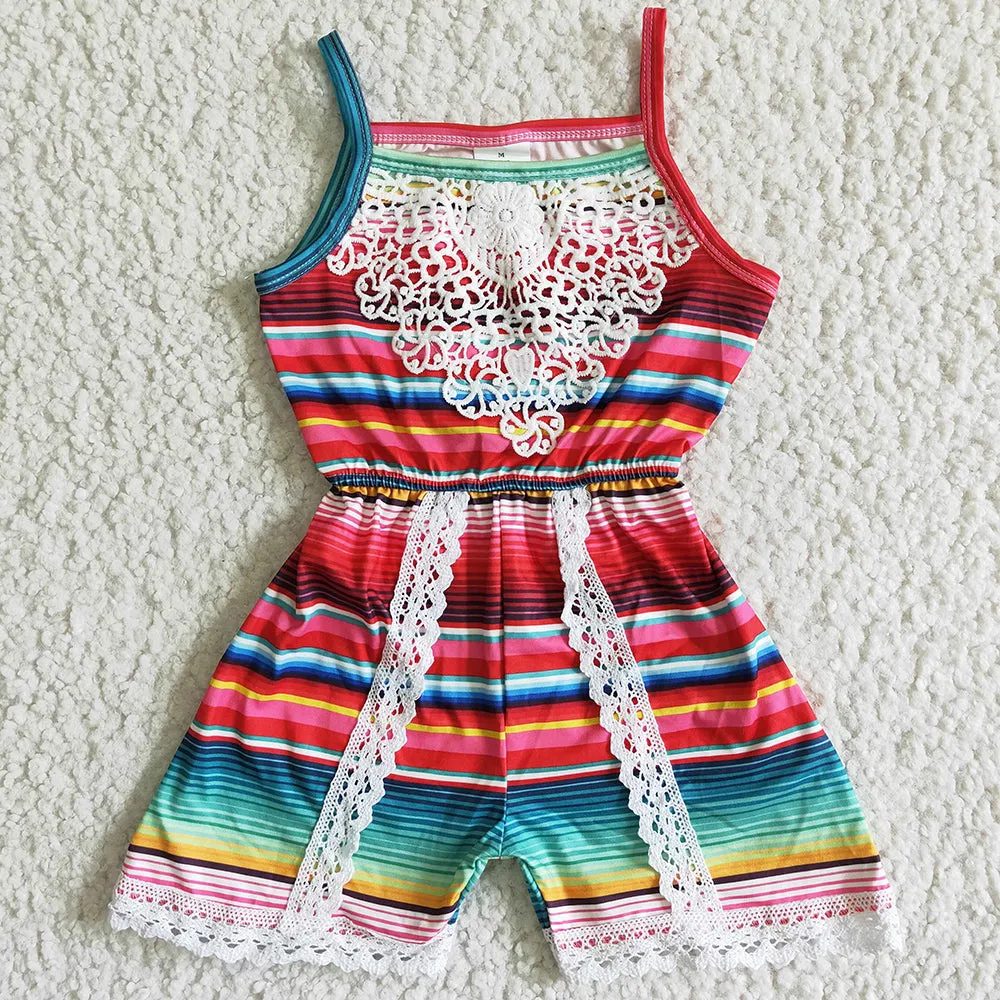 Boutique Girls Jumpsuit Suspenders Rompers Baby Girls Jumpsuit A7-1