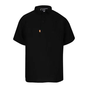 BOYS BLACK POLO SHORT SLEEVE T-SHIRT