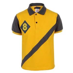 BOYS EMBROIDERED POLO - YELLOW