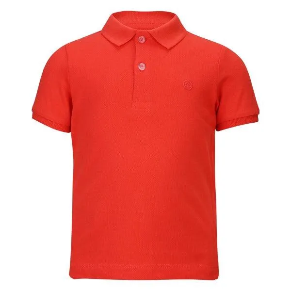 BOYS RED SHORT SLEEVE POLO