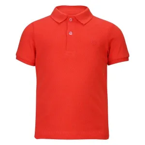 BOYS RED SHORT SLEEVE POLO