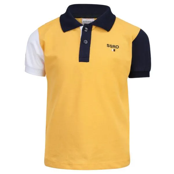 BOYS YELLOW POLO TSHIRT