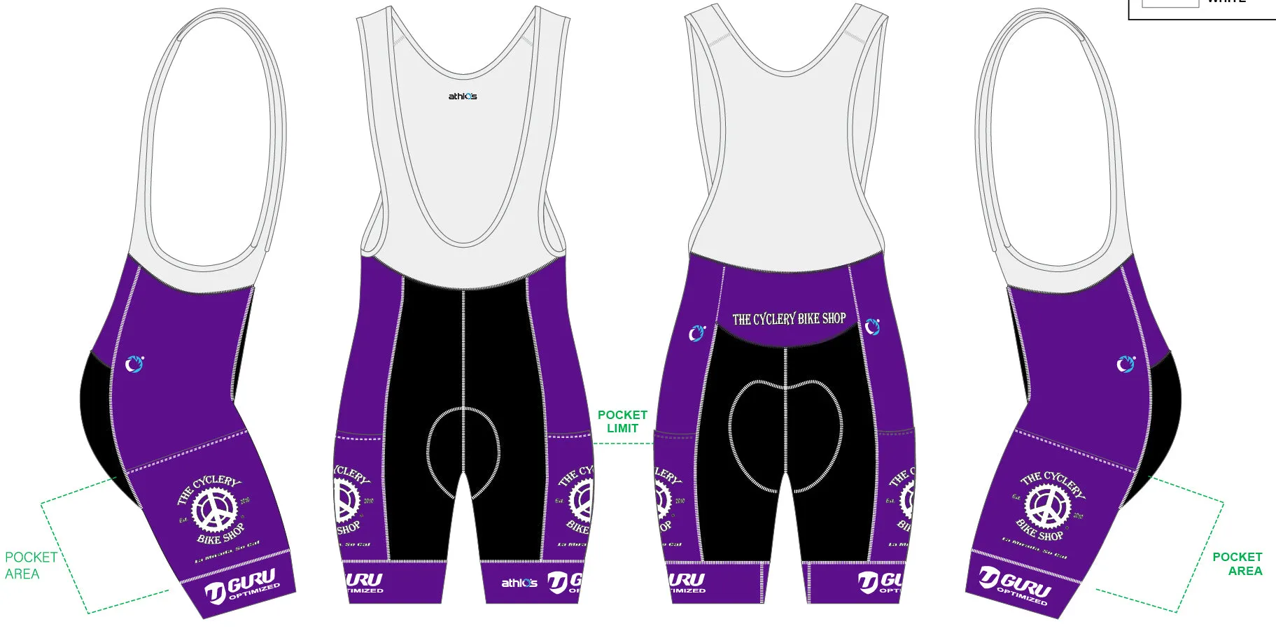 Breakaway Domestique Gravel Bib-Short Women's - The Cyclery Bike Shop