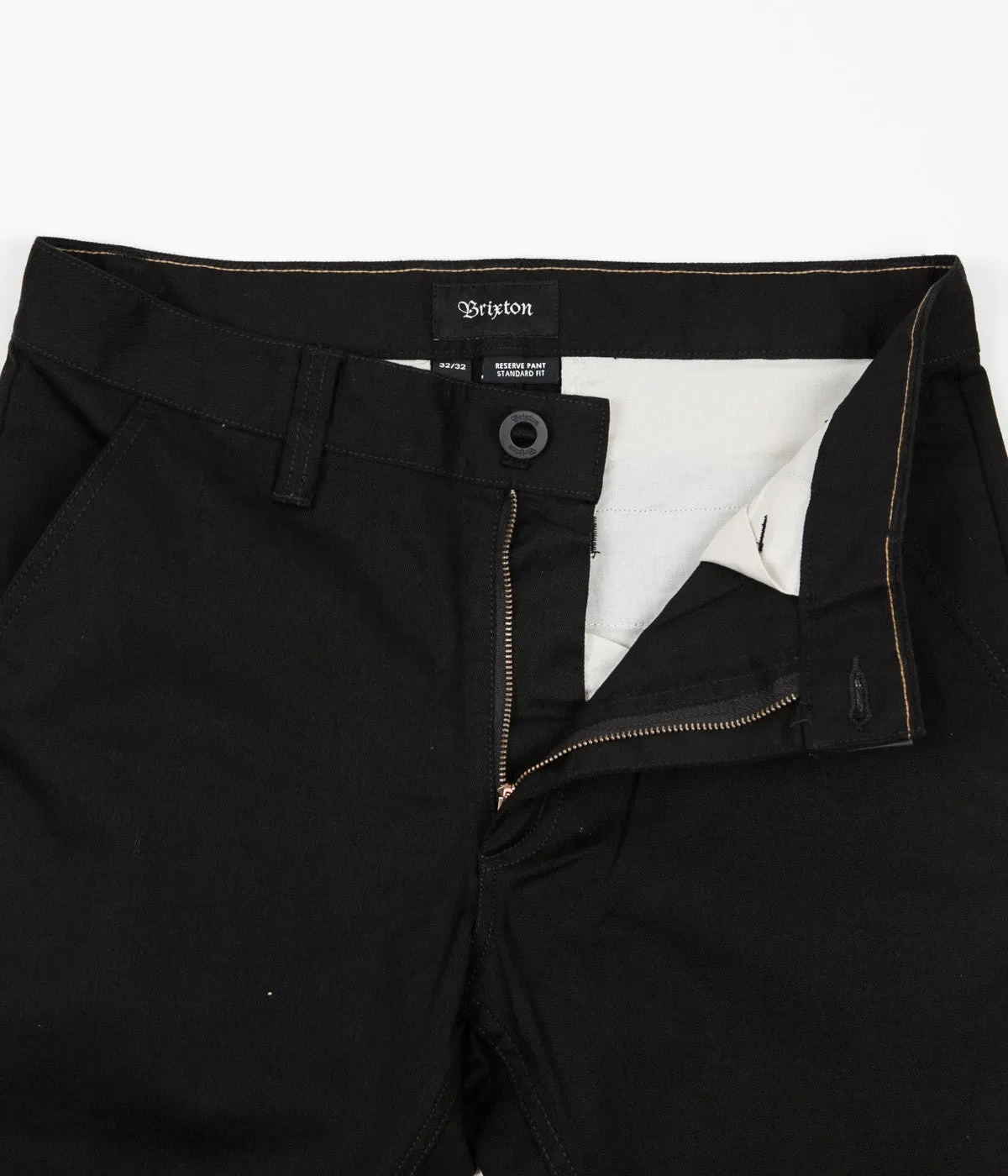 Brixton Reserve Chino Trousers - Black