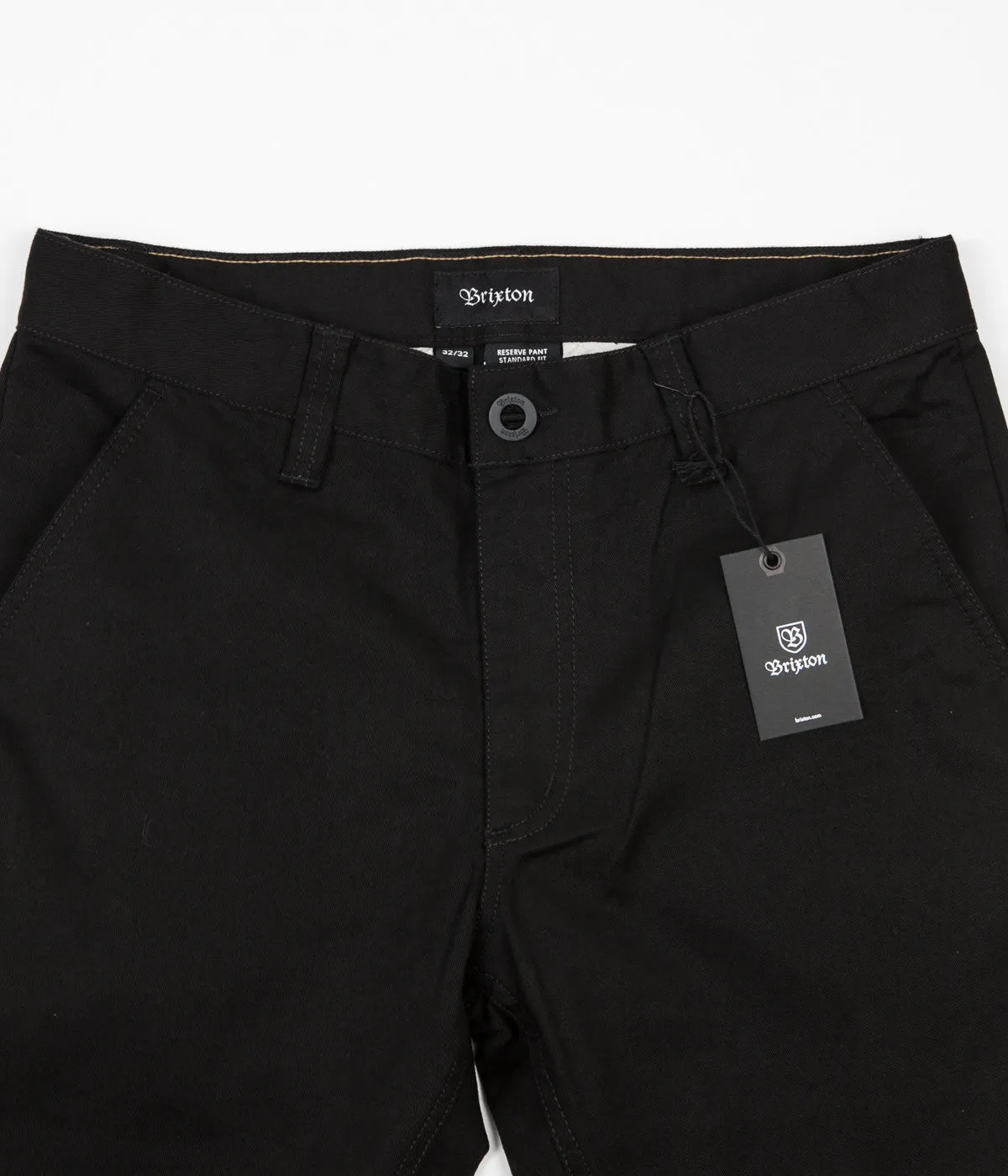 Brixton Reserve Chino Trousers - Black