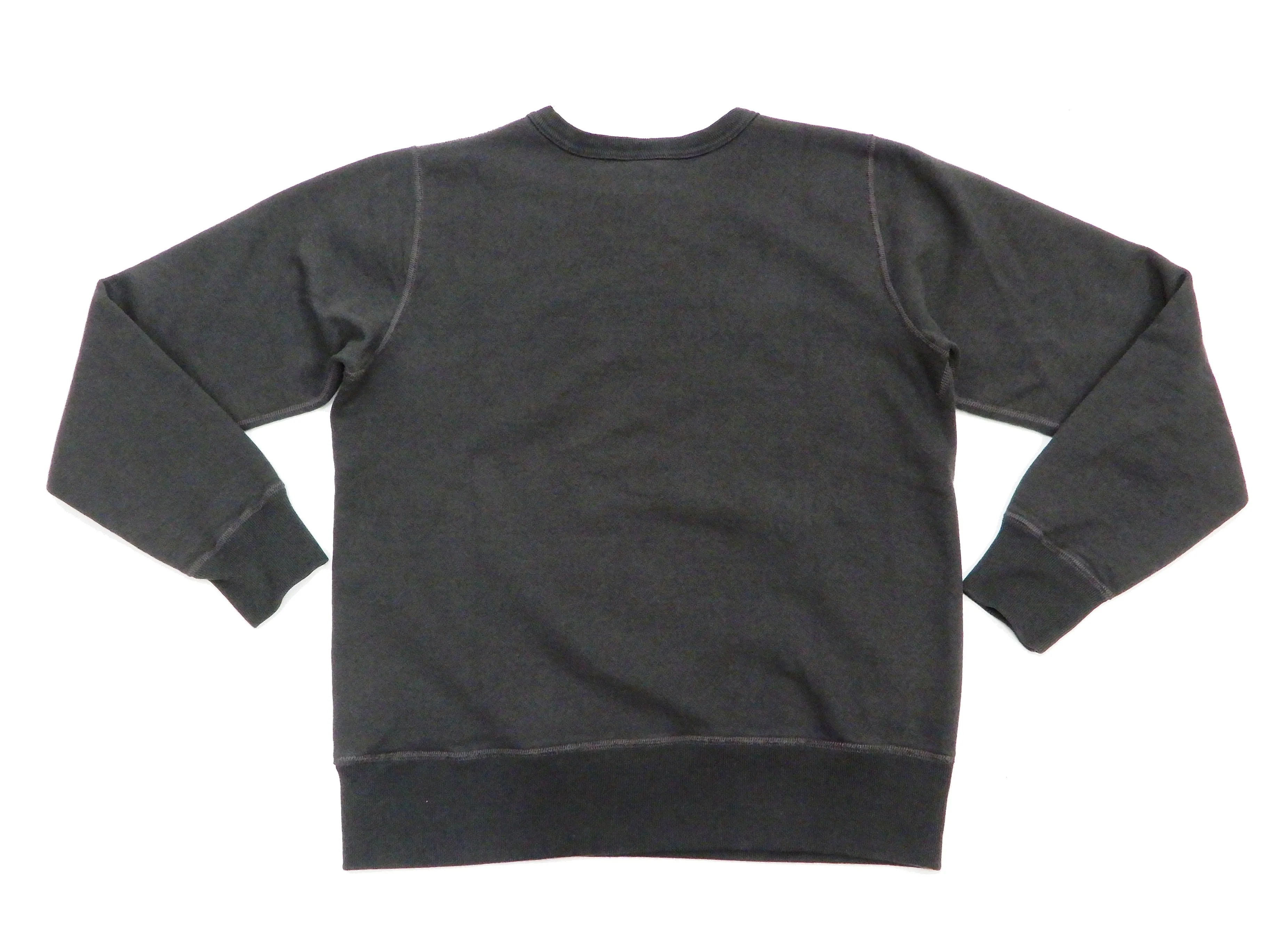 Buzz Rickson Plain Sweatshirt Men's Loop-wheeled Vintage Style BR65622 Faded-Black