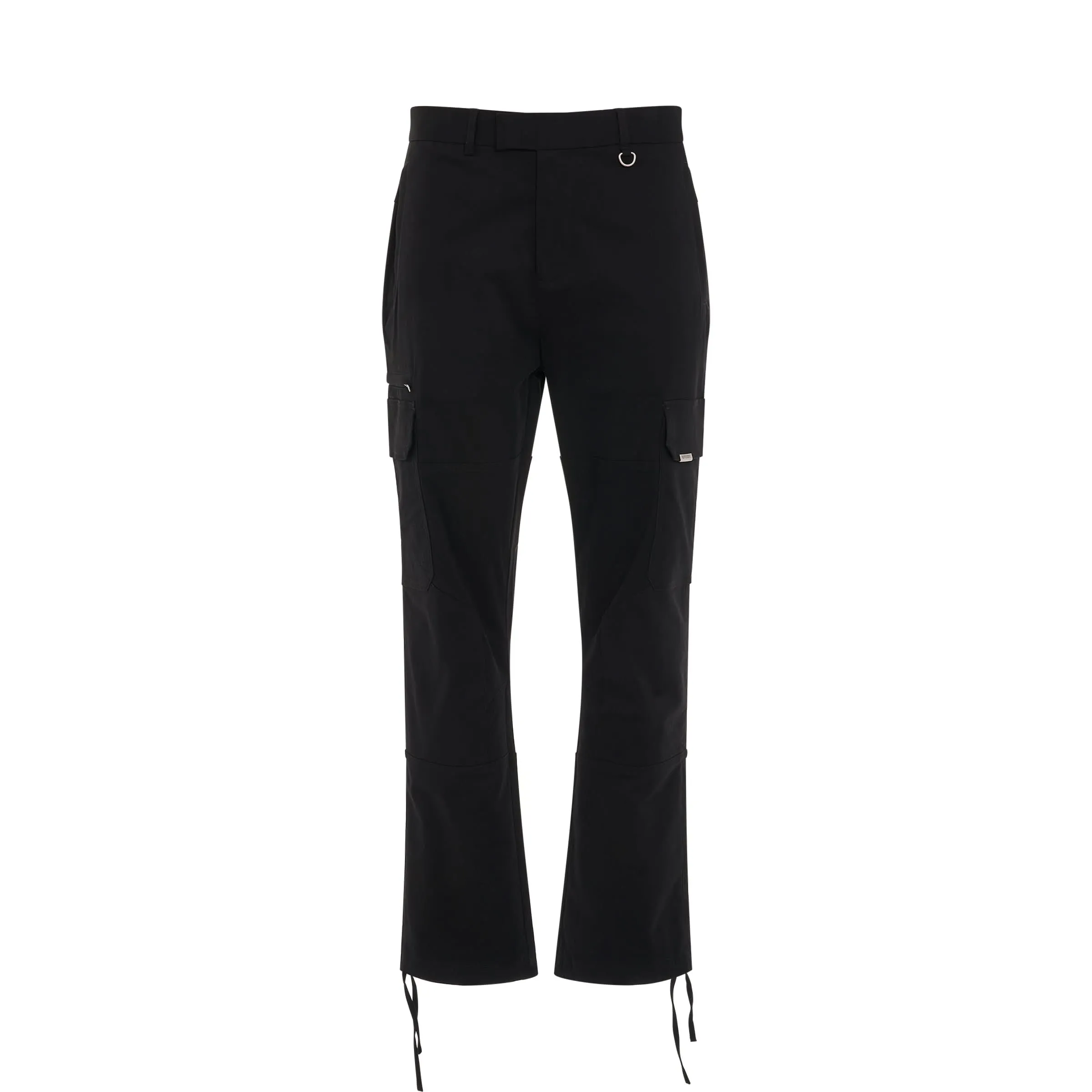 Cargo Pants with Side Pockets in Black