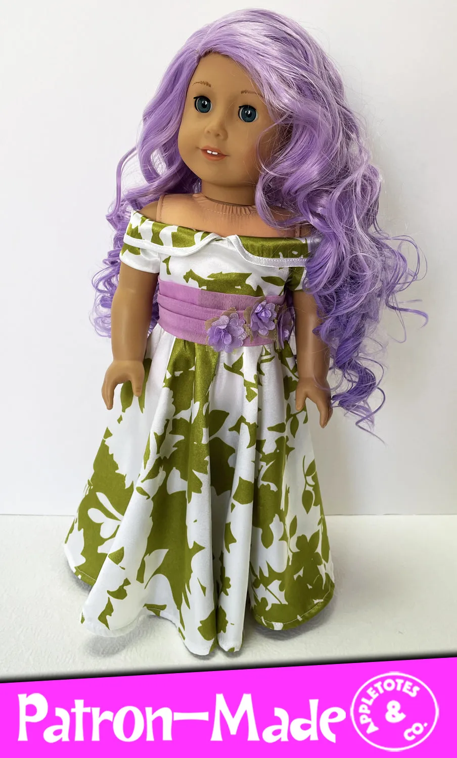 Carolina Gown 18 Inch Doll Sewing Pattern