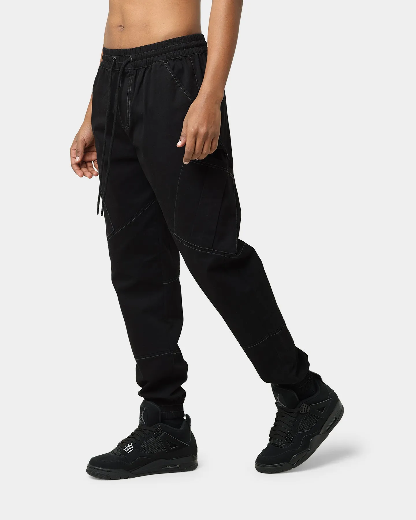 Carré Solution Cargo Joggers Black