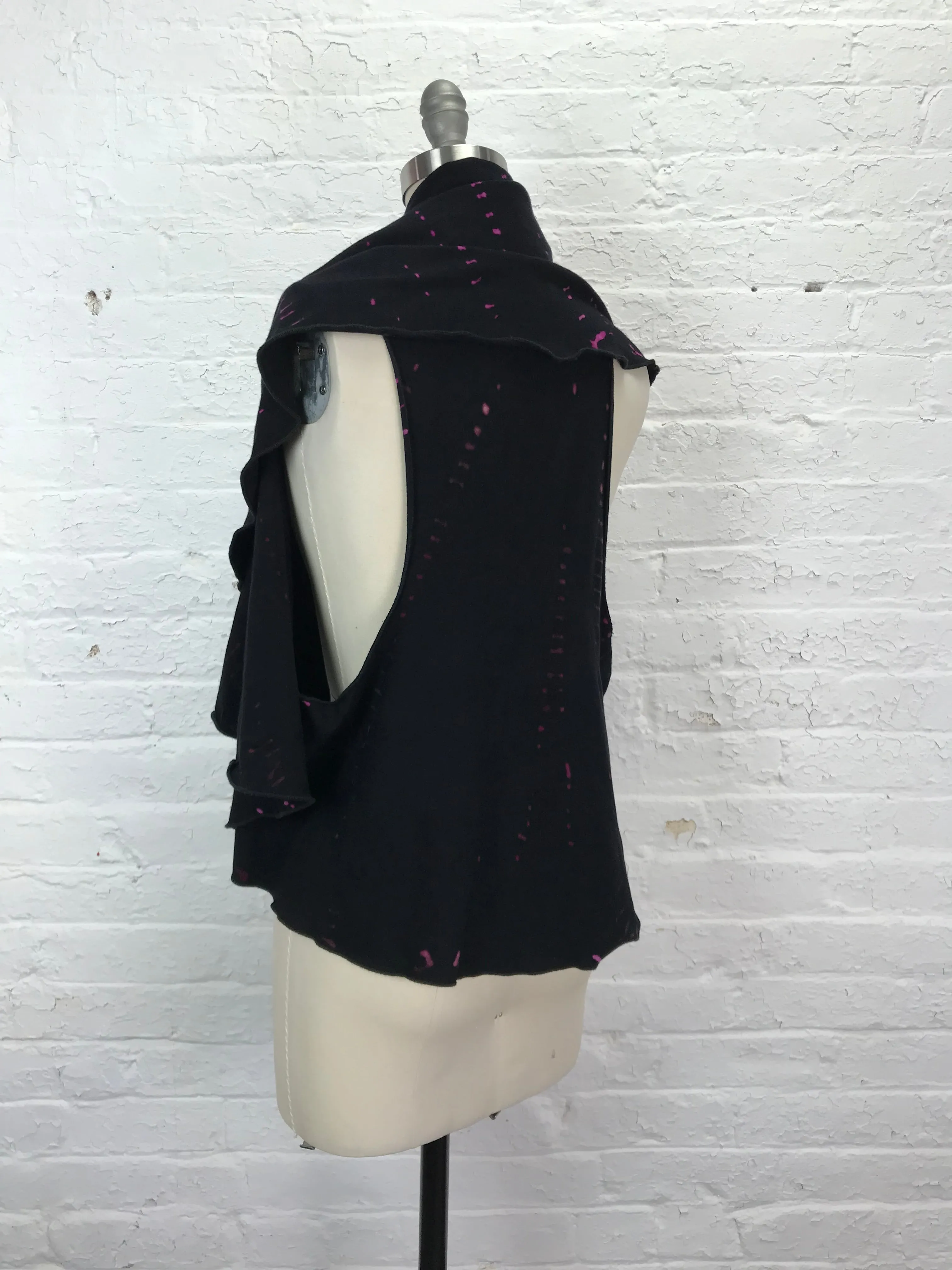 Circle Wrap Jacket in Berry Cryptography - One Size