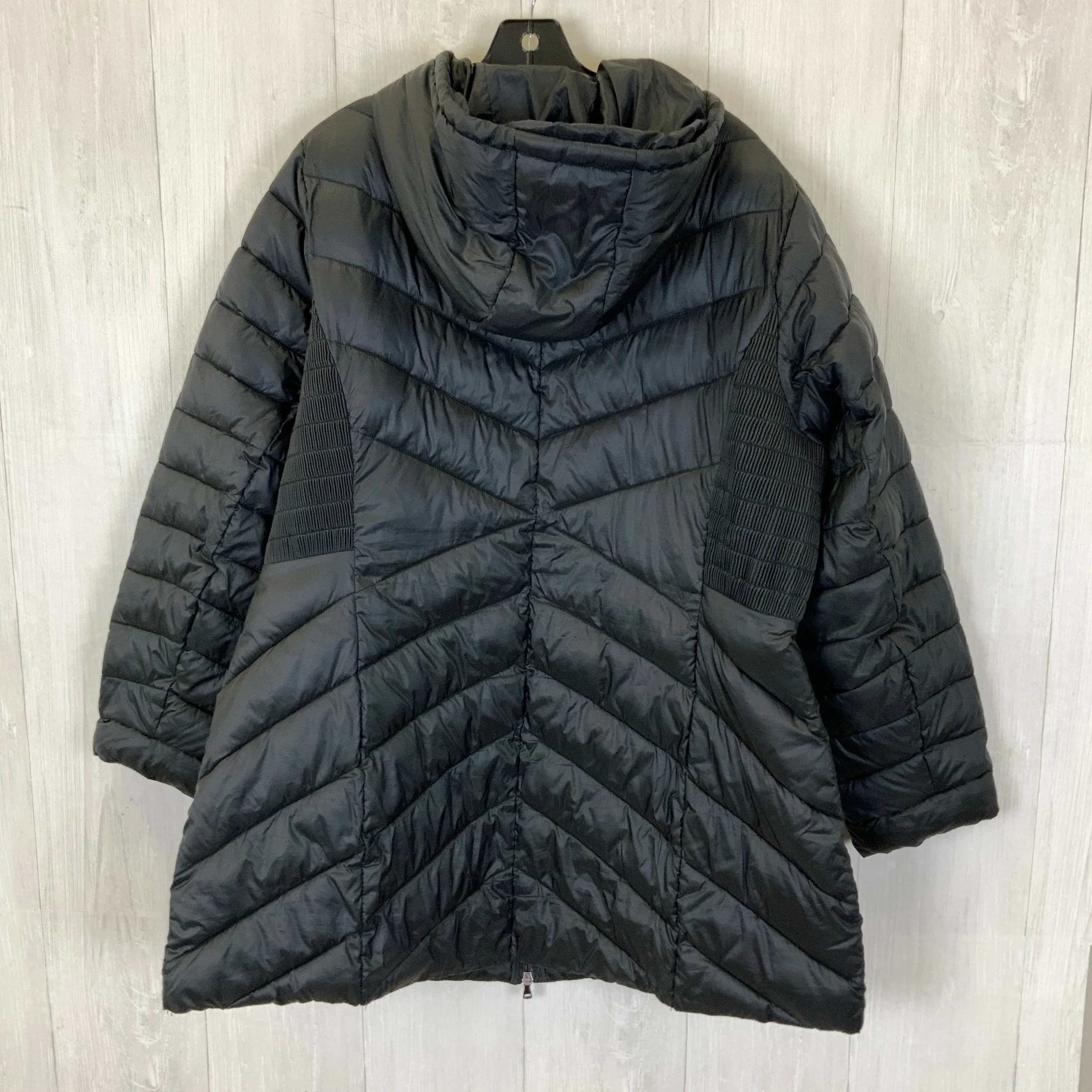 Coat Puffer & Quilted By Lane Bryant In Black, Size: 1x