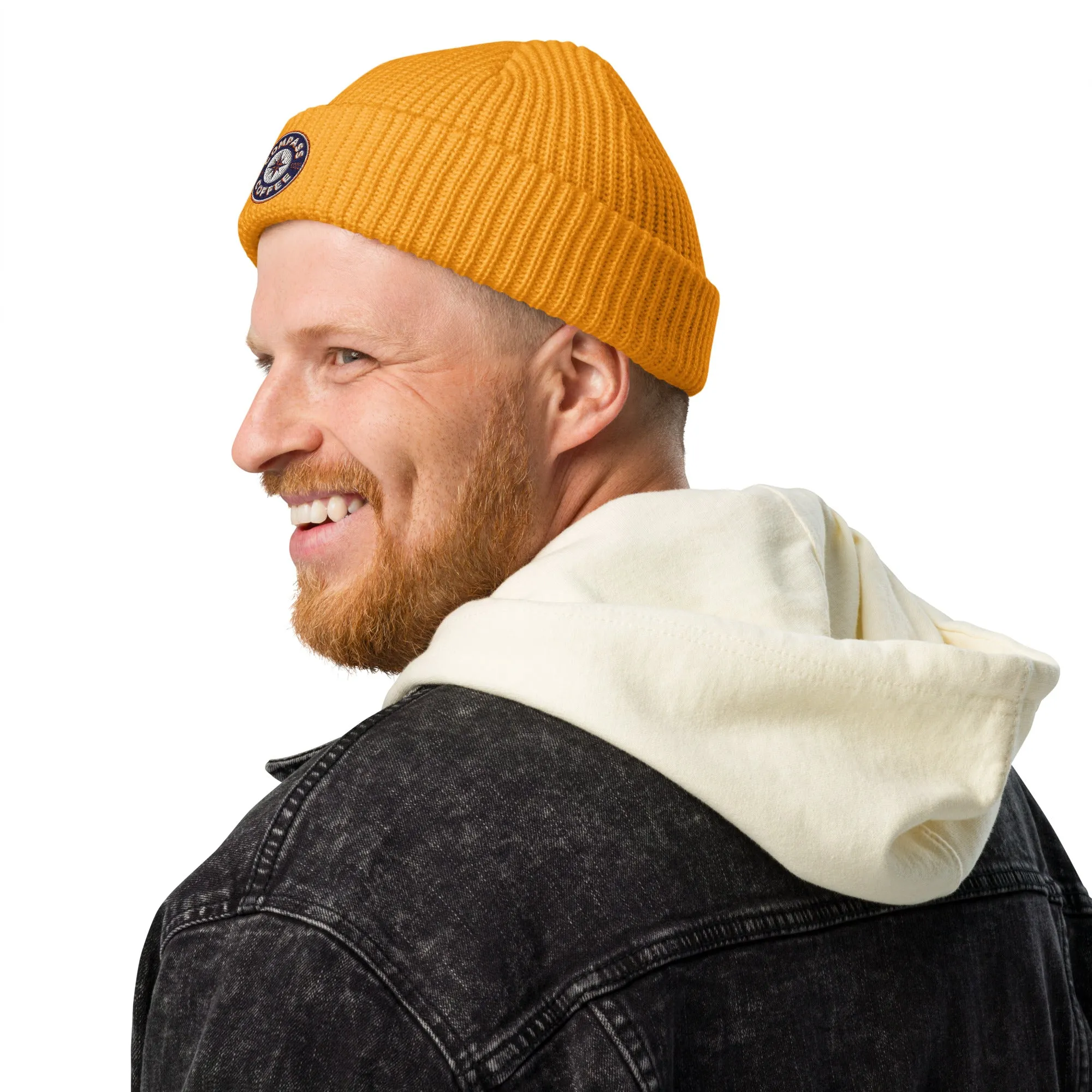 Compass Coffee Fisherman Beanie