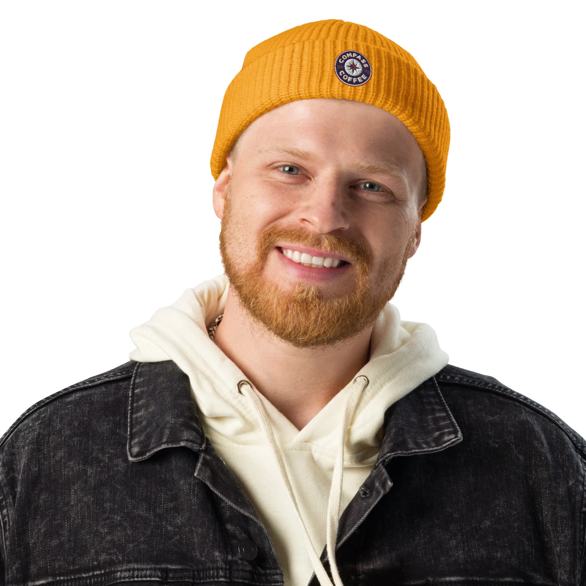 Compass Coffee Fisherman Beanie