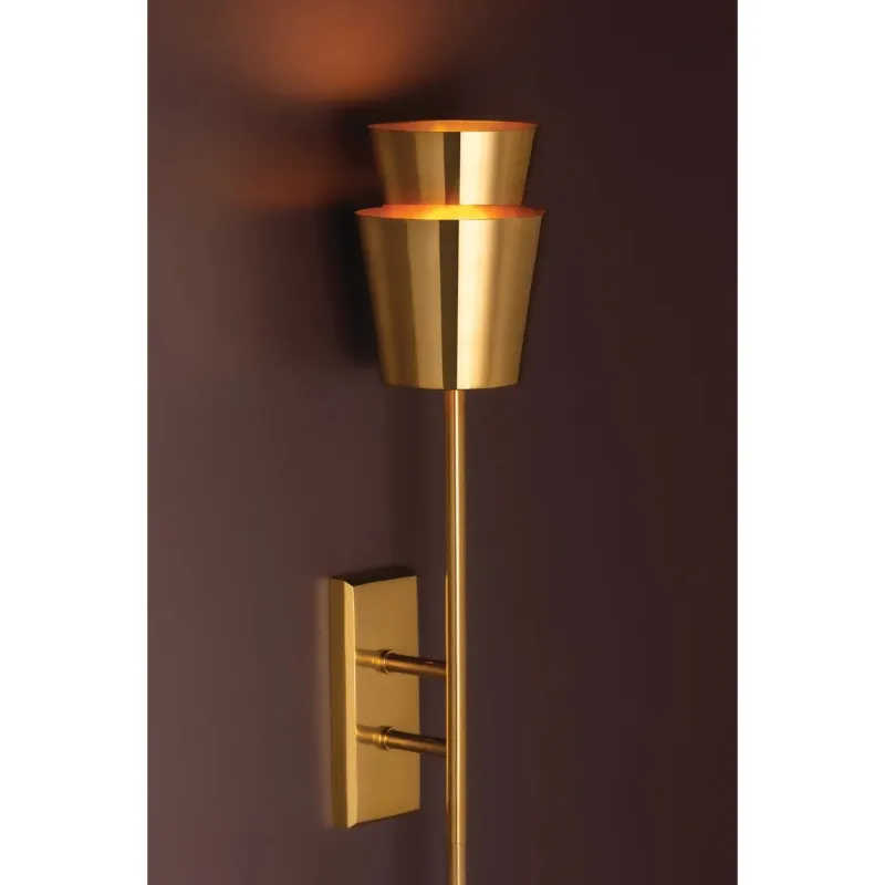 Corbett 457-01 Buenos Aires 1-lt 44" Tall Wall Sconce