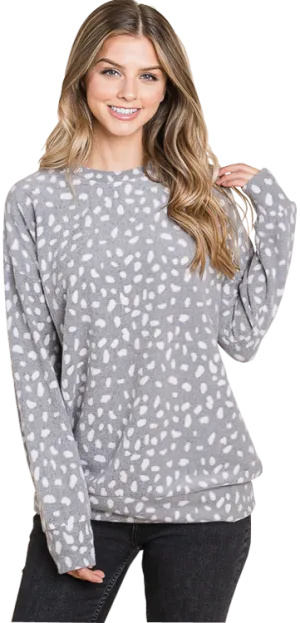 Dalmation Knit Top