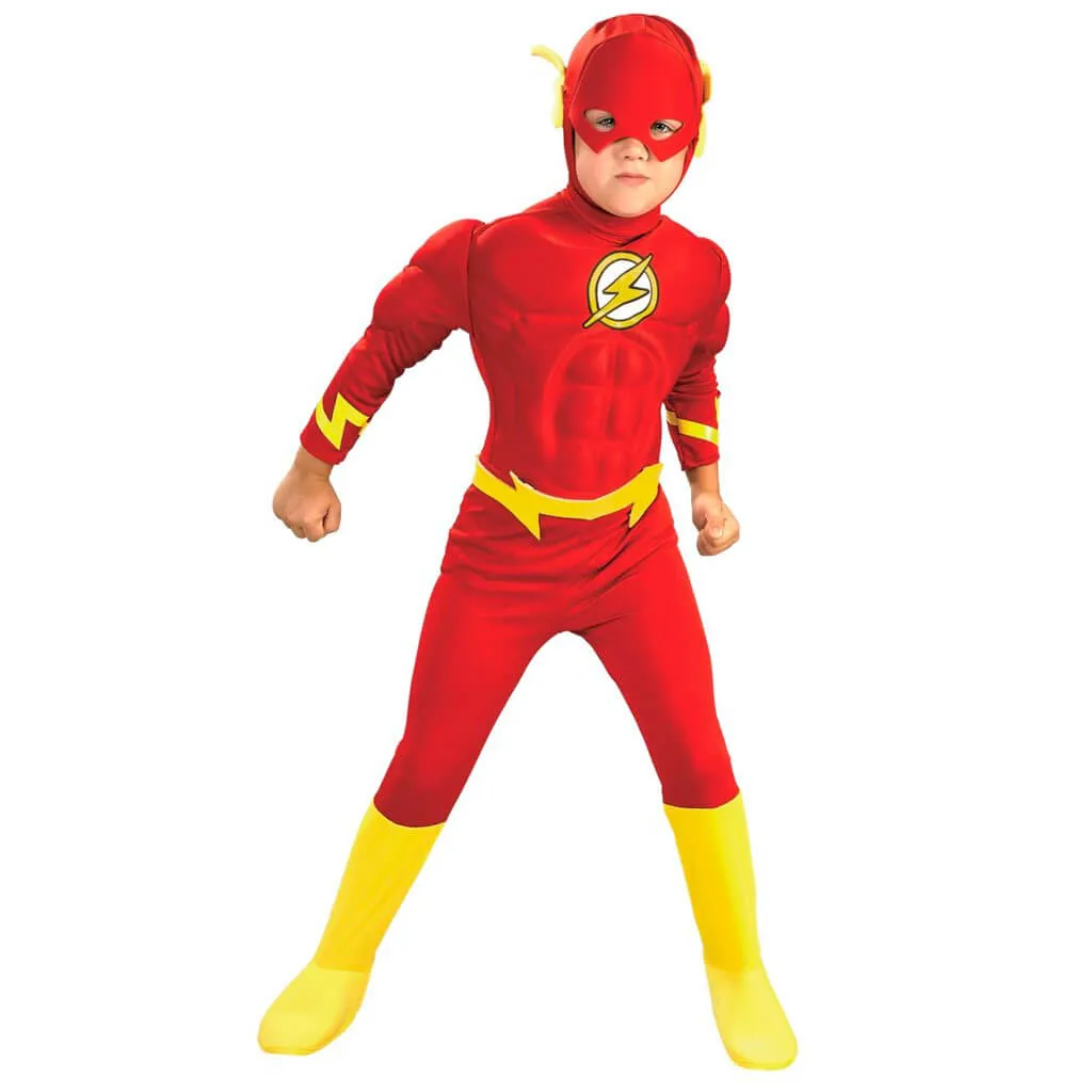 Deluxe Kids Flash Costume, Toddler 2T to 4T