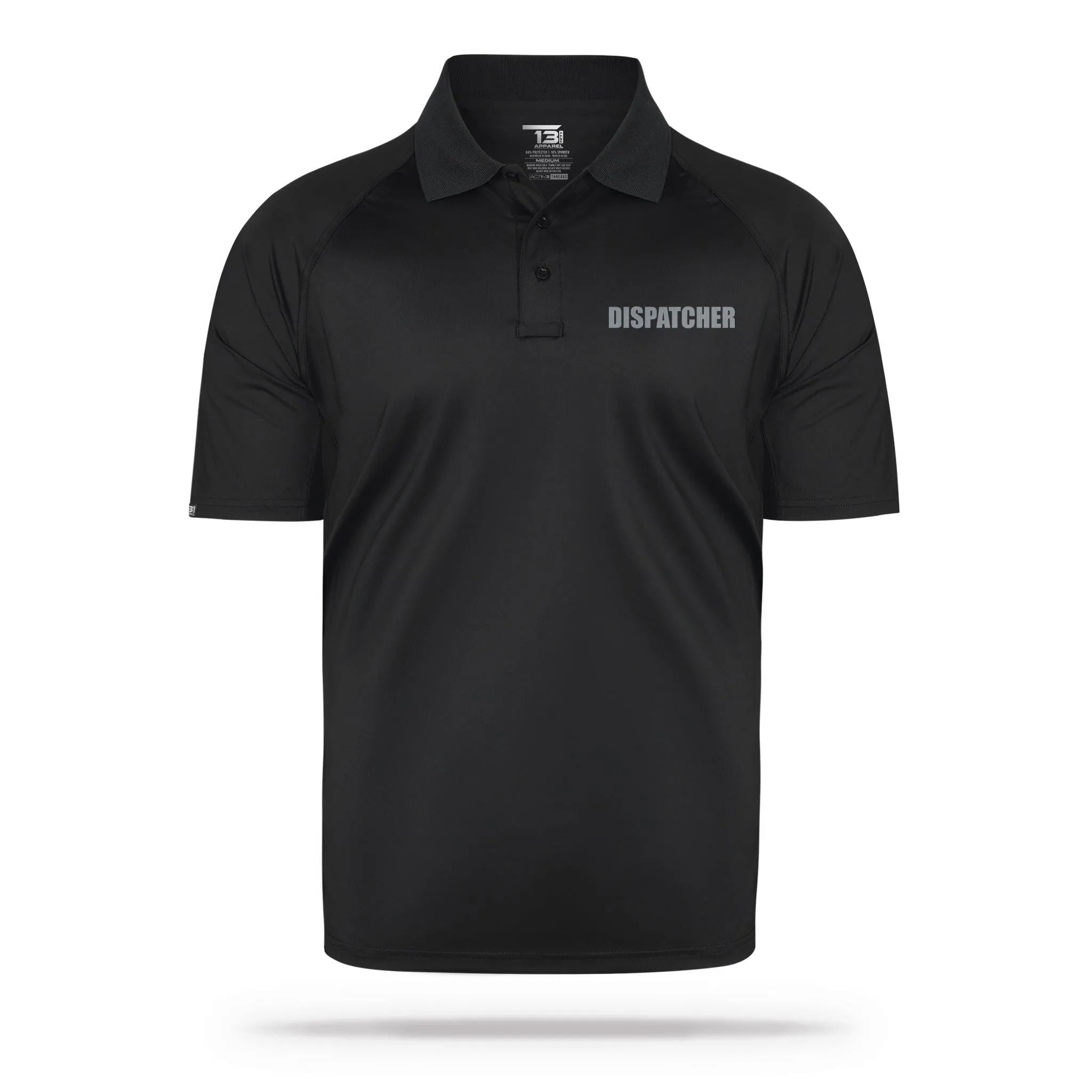 [DISPATCHER] Performance Polo [BLK/GRY]