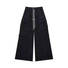 Double Cargo Jumbo Bela Pants in Black