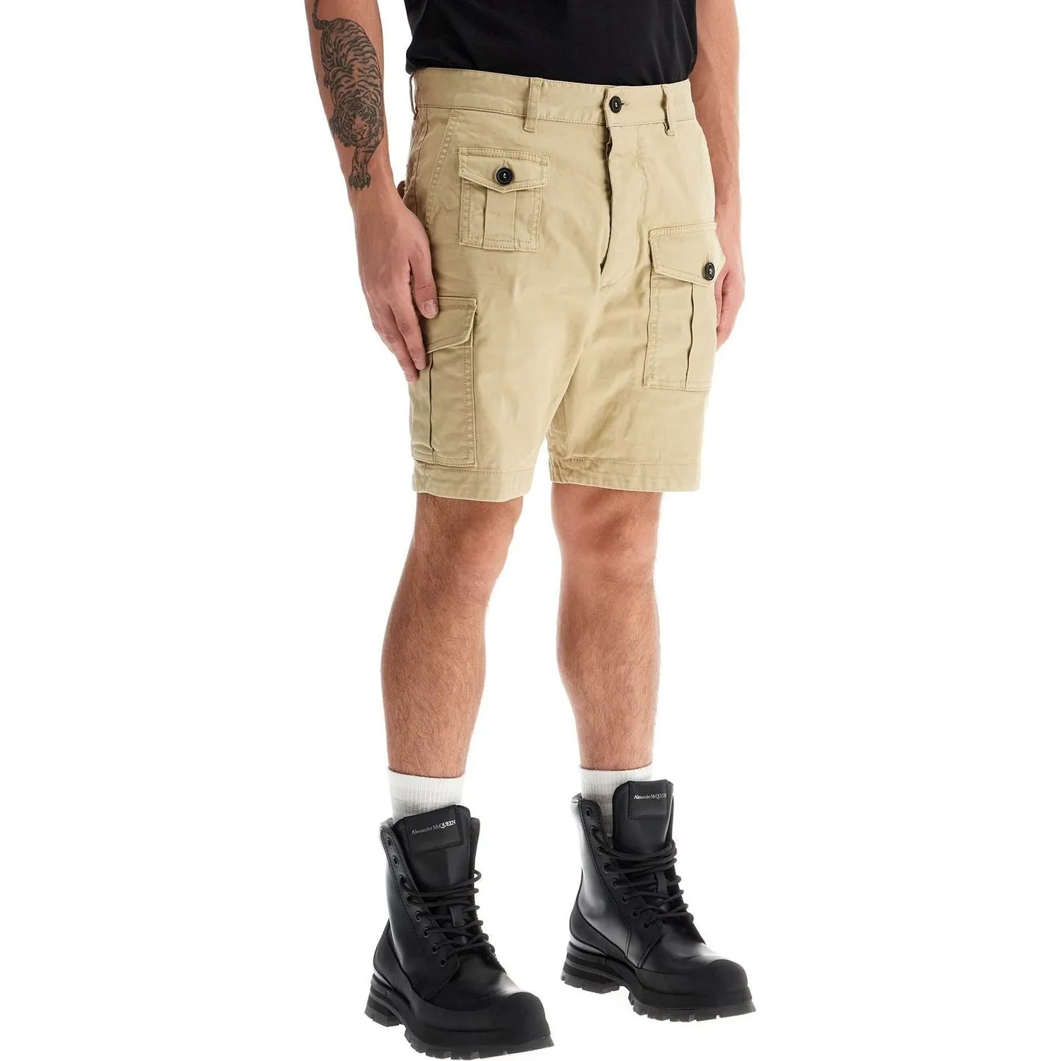 Dsquared2 sexy cargo bermuda shorts for