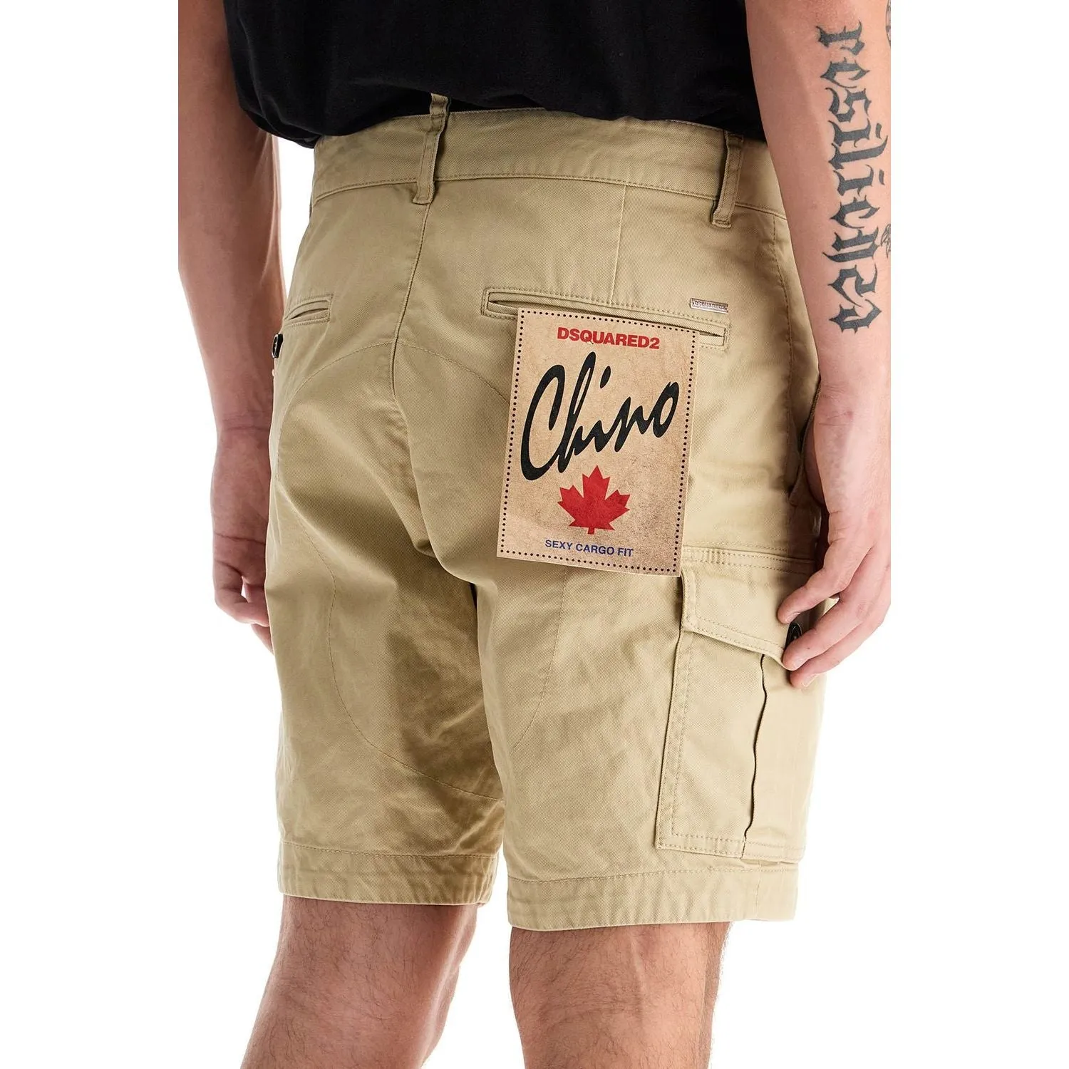 Dsquared2 sexy cargo bermuda shorts for