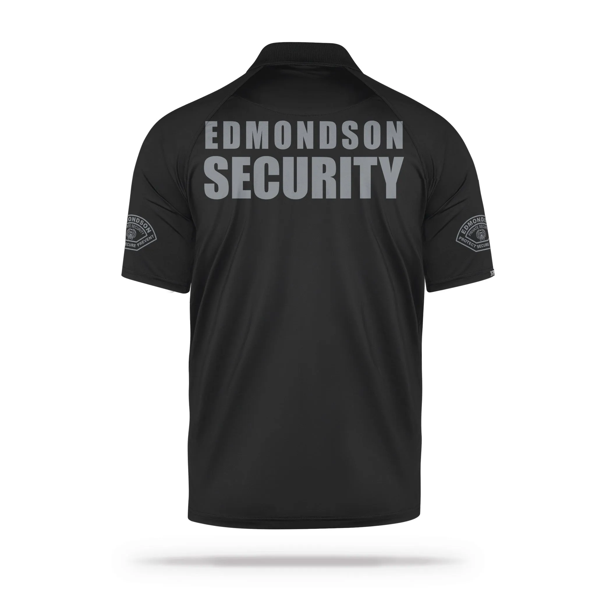 [EDMONDSON SECURITY SOLUTIONS] Performance Polo [BLK/GRY]