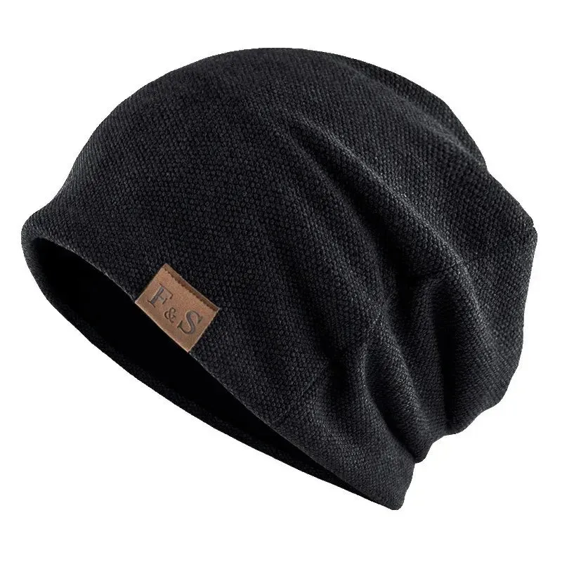 Elderly Woolen Nightcap for Bald Seniors – Warm, Knitted, All-Season Hat