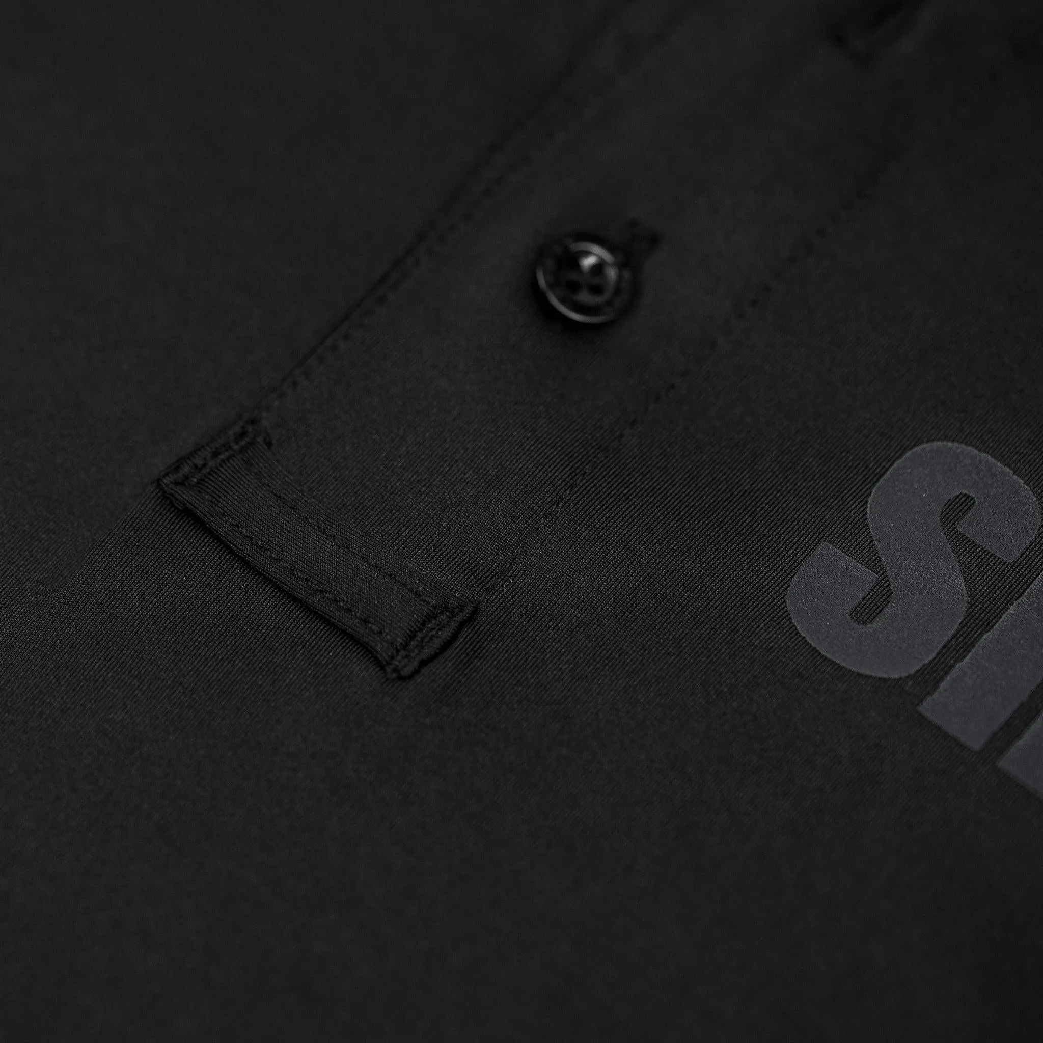 [EMT] Men's Performance Polo [BLK/WHT]