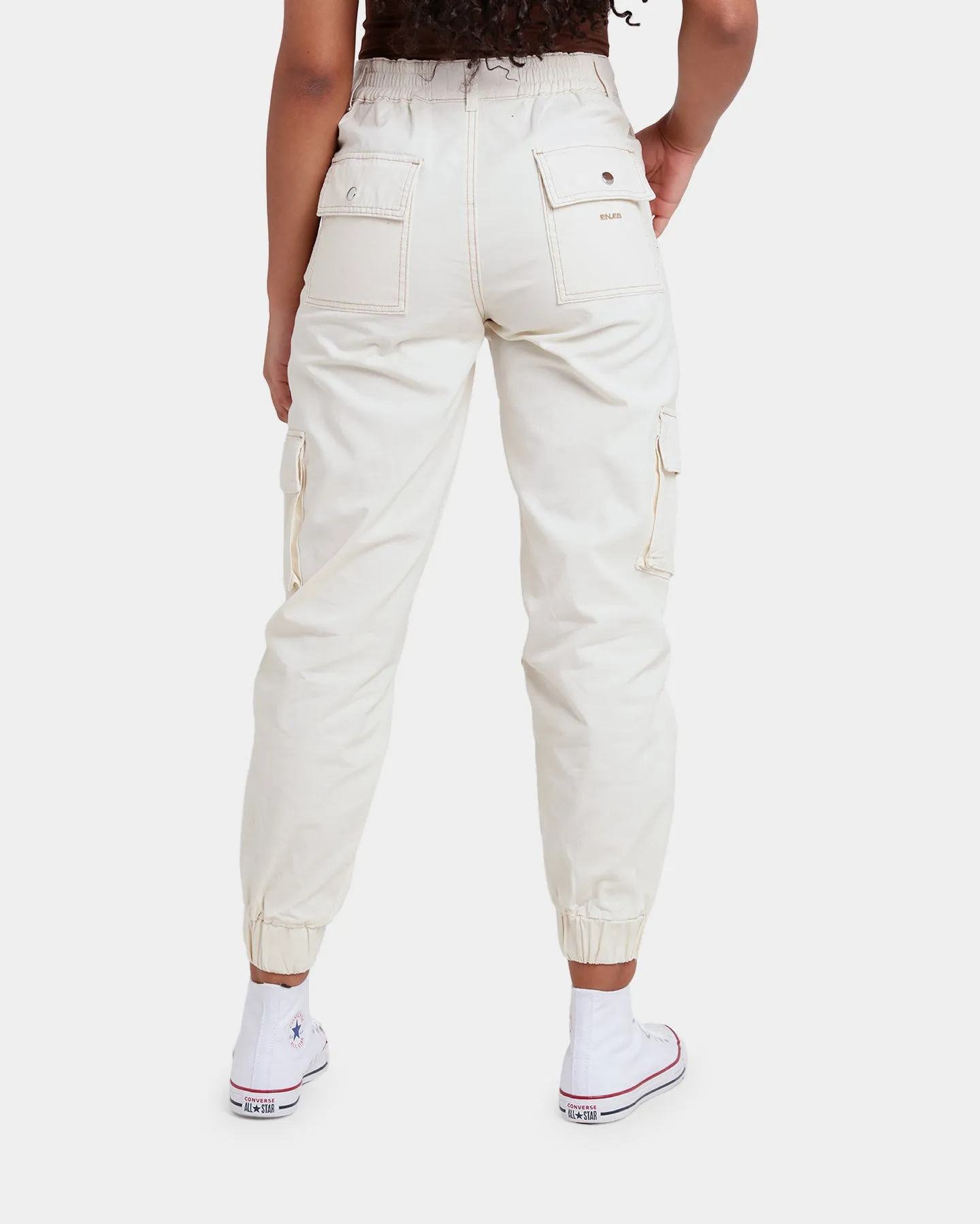 EN ES Women's Fearless Cargo Pants Off White