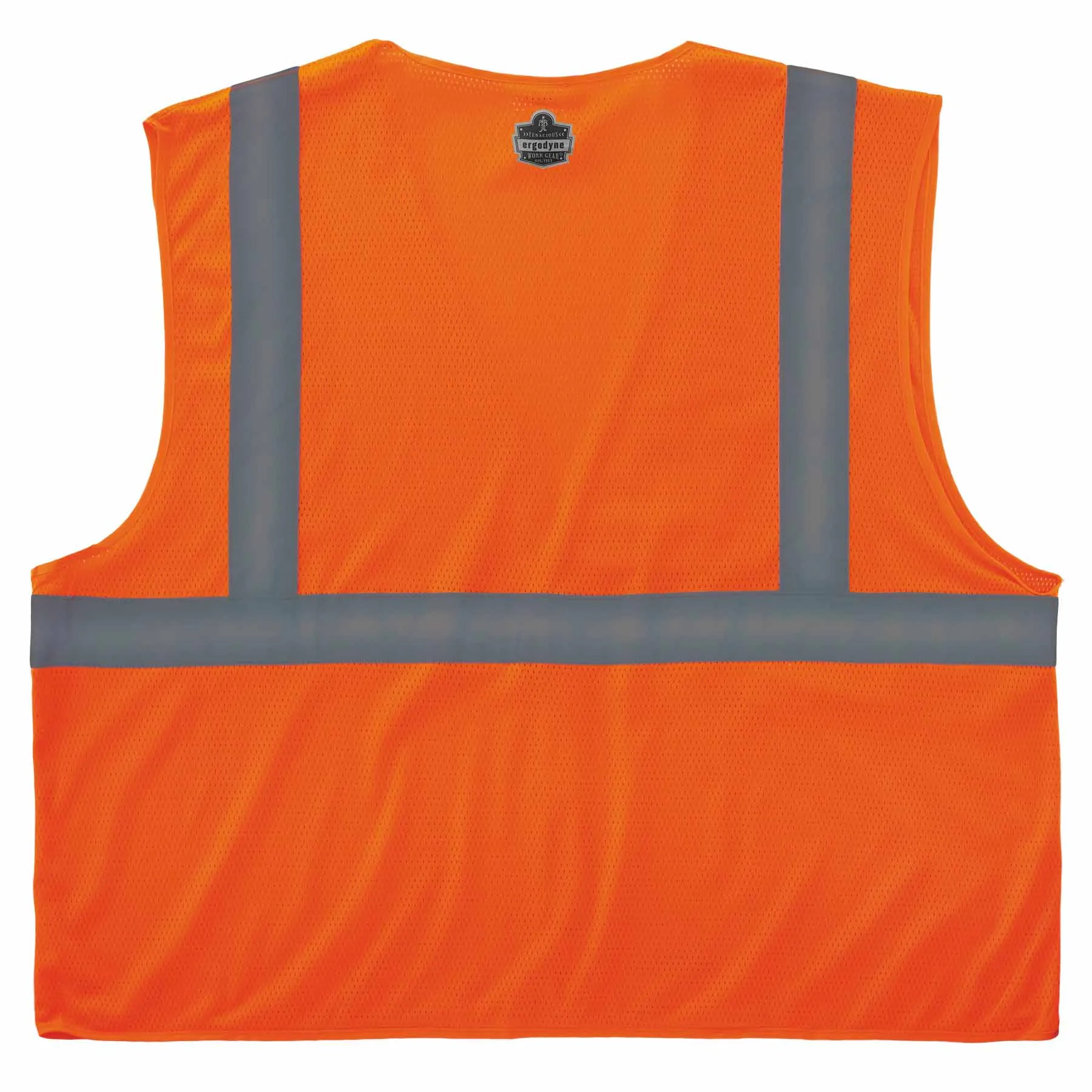 Ergodyne 24537 8210HL-S 3XL Orange Class 2 Economy Mesh Vest - Single Size