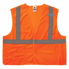 Ergodyne 24557 8215BA-S 3XL Orange Class 2 Economy Breakaway Mesh Vest - Single Size