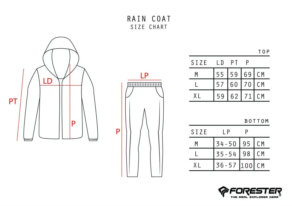 Forester RC 80018 Raincoat   Bag Cover