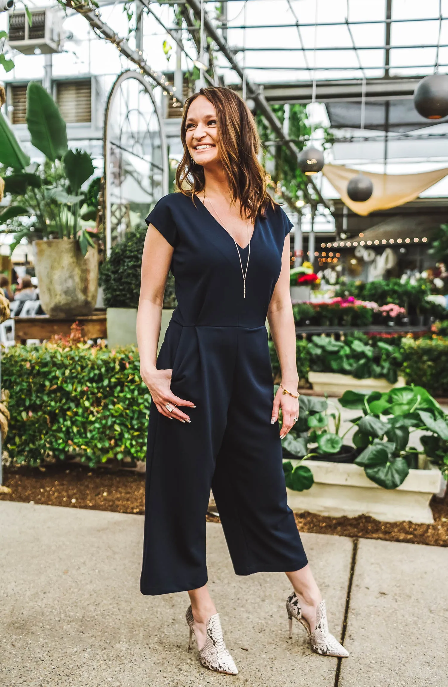 Front Tie Jumpsuit FINAL SALE