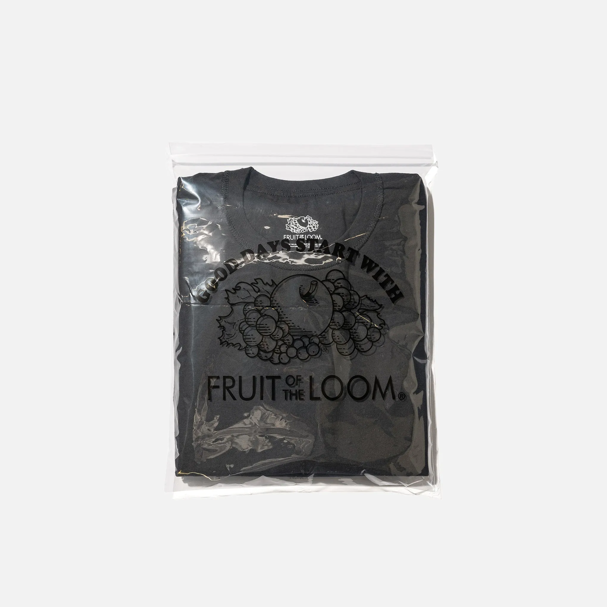 Fruit of the Loom x Unused T-shirt - Black (2 Pack)