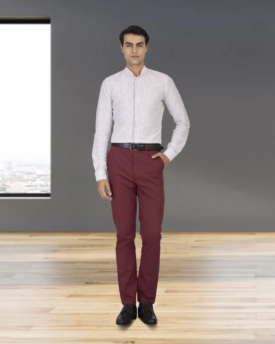 Genoa Plum Chino