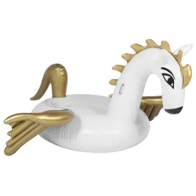 Giant Inflatable Floating Pegasus - White/Gold