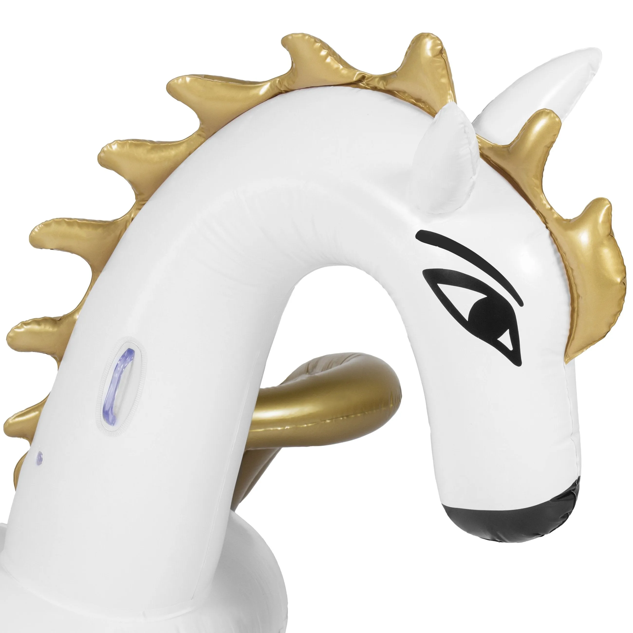 Giant Inflatable Floating Pegasus - White/Gold