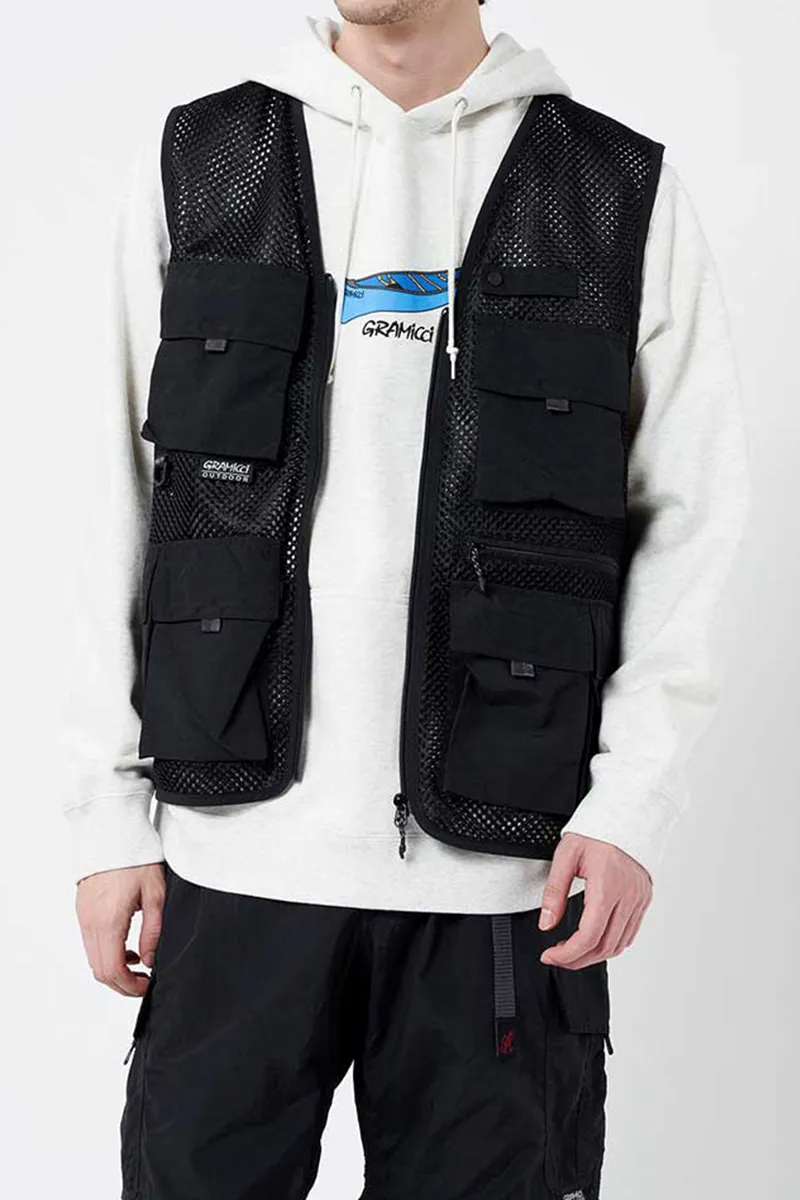 Gone Fishing Vest - Black