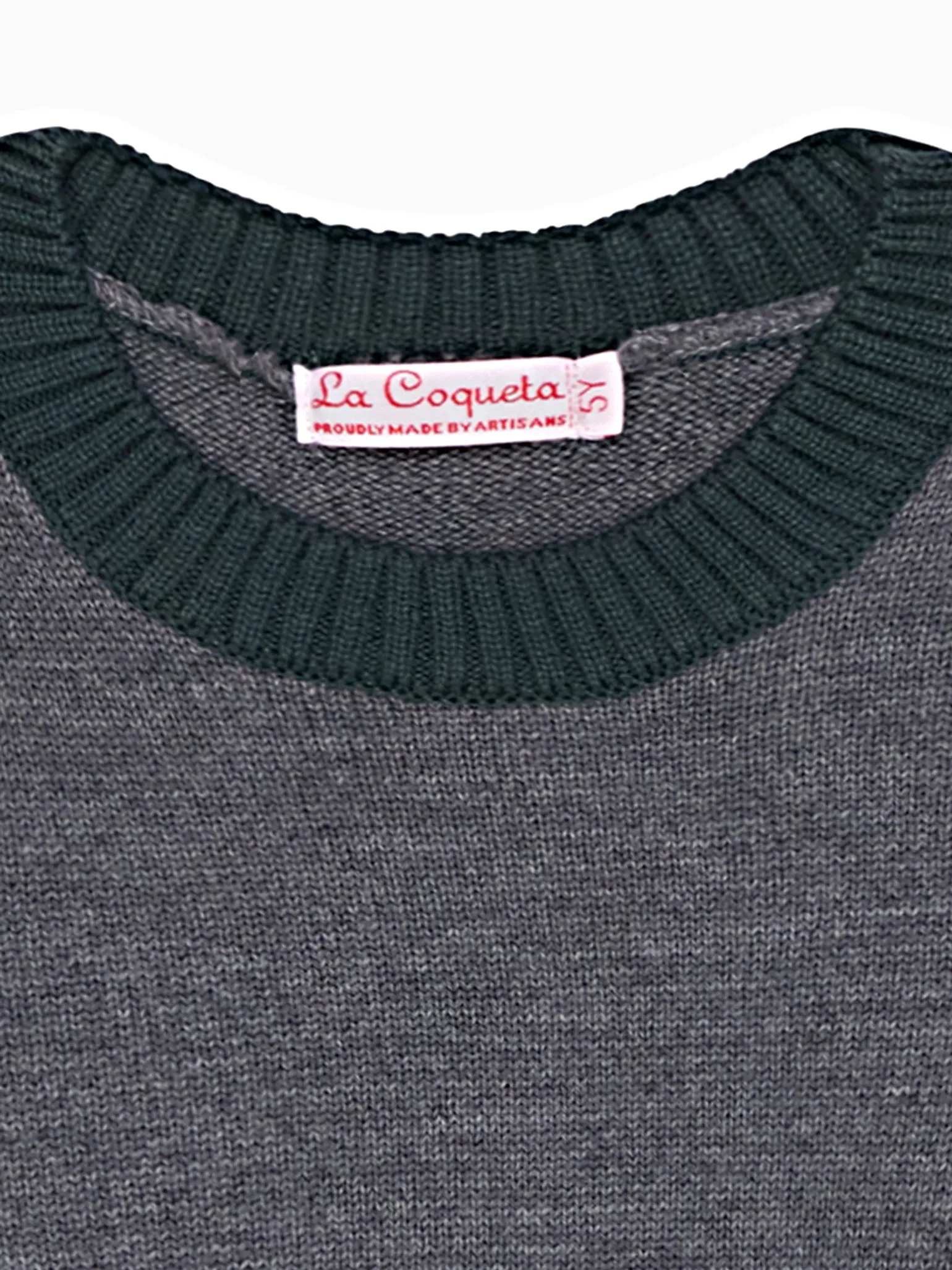 Grey Ancla Merino Boy Jumper