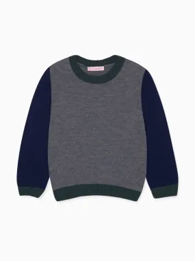 Grey Ancla Merino Boy Jumper