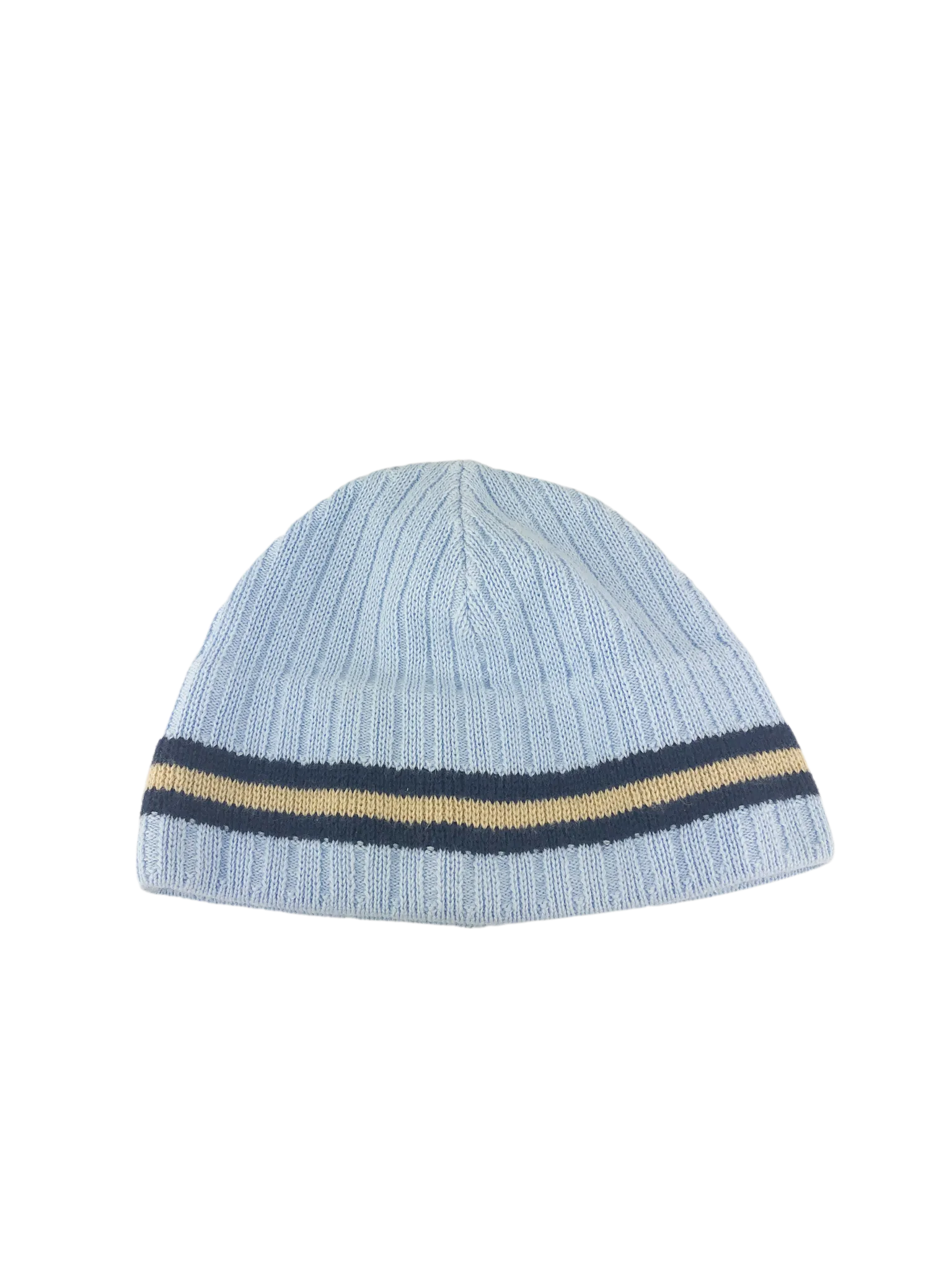 Hanna Andersson, Boy's Hat with Stripe, Light Blue, Size M