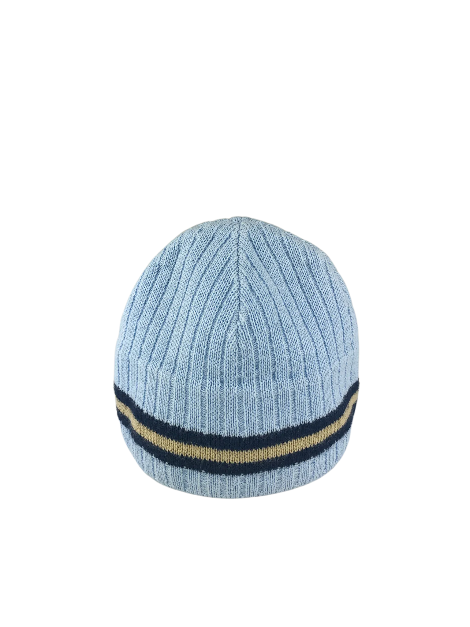 Hanna Andersson, Boy's Hat with Stripe, Light Blue, Size M