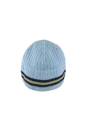 Hanna Andersson, Boy's Hat with Stripe, Light Blue, Size M