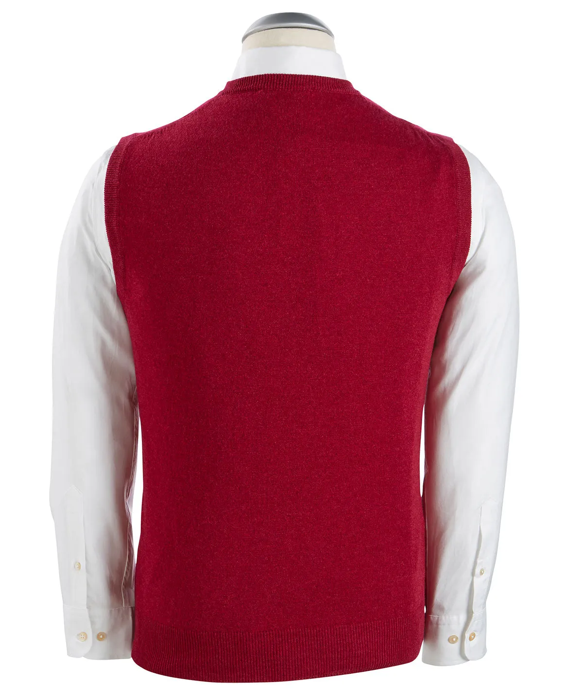 Heritage Italian 100% Cashmere V-Neck Vest