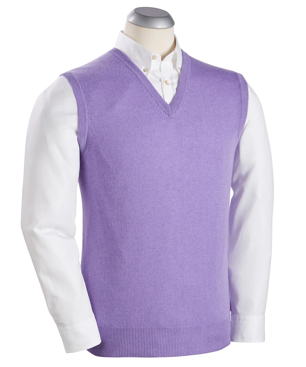 Heritage Italian 100% Cashmere V-Neck Vest